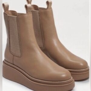 Sam Edelman Leather Womens Kolton Cedarwood Boots 7.5